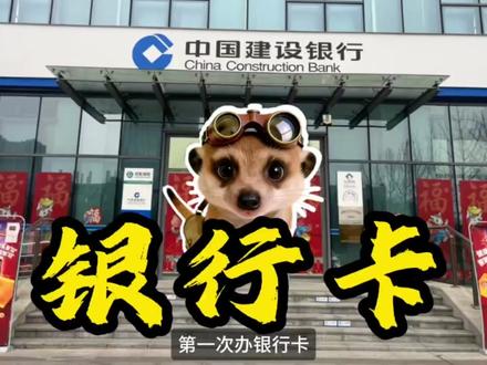 人生第一次之如何办银行卡?#银行卡 #猫meme #地球online #青年大学习