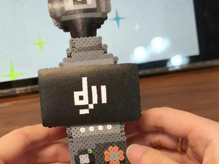 立体版大疆拼豆教程来啦!#拼豆图纸 #拼豆 #乐高moc #拼豆也太有意思了 #手工