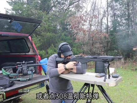 M14的半自动民用型,春田M1A步枪#武器科普 #武器盘点 #步枪