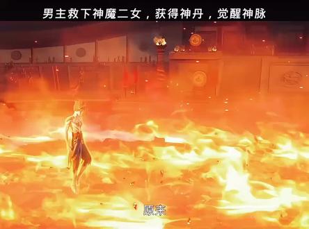 男主吞下神丹,觉醒神脉#国漫推荐 #国漫#傲世丹神