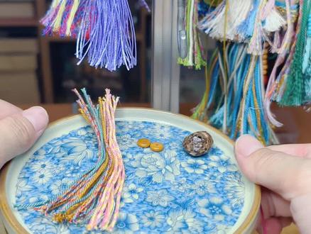 沉浸式编绳教学#手工 #手工编绳 #编绳教程 #手工diy #手工编织小葫芦