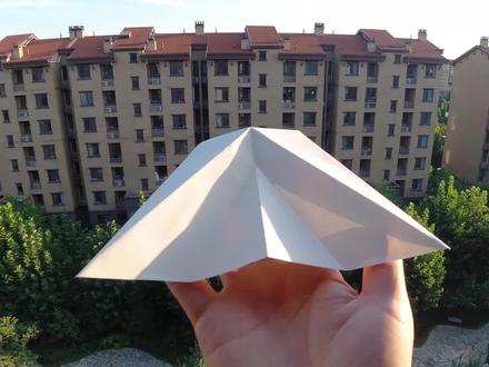 比拟之舟滑翔翼纸飞机,还能改成冲浪纸飞机就离谱 #纸飞机 #折纸