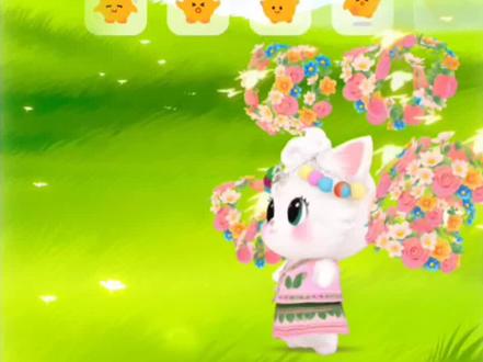 立体花环保姆级教程 学会调参数,轻松拿捏任何小精灵的立体花环#立体花环教程 #抖音 #好玩 #小火人 #love