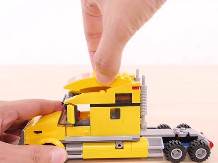 乐高3221货运大卡车搭建#乐高