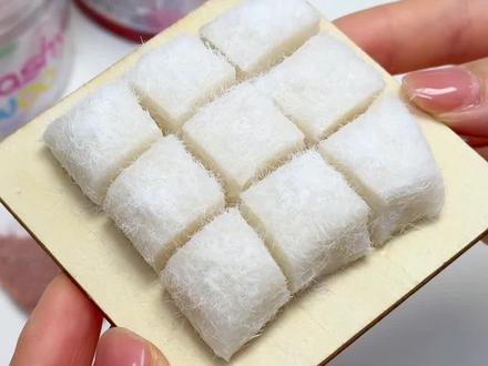天呐!霉豆腐竟然也做出来玩具了,超仿真,捏起来很治愈,成品还可以用来洗手哦#益智玩具 #霉豆腐 #手工diy #食玩