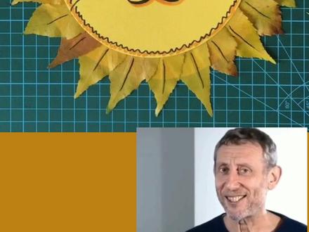 终于等到秋天落叶,手工小狮子,安排!#手工 #幼儿园手工 #小狮子 #树叶贴画 #亲子手工