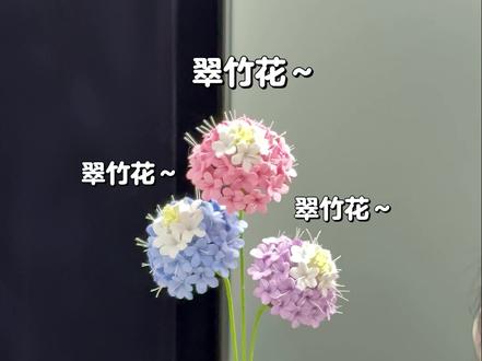 用扭扭棒做翠竹花~【教程】 #手作diy #扭扭棒翠竹花 #翠竹花 #扭扭棒手工 #手工花