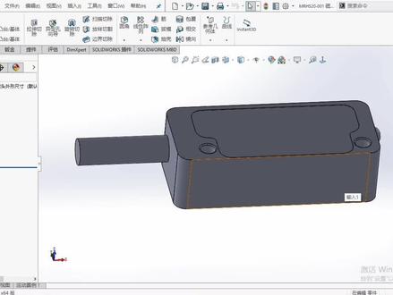 solidworks中step格式转换成可编辑了解,机械设计绘图教学视频