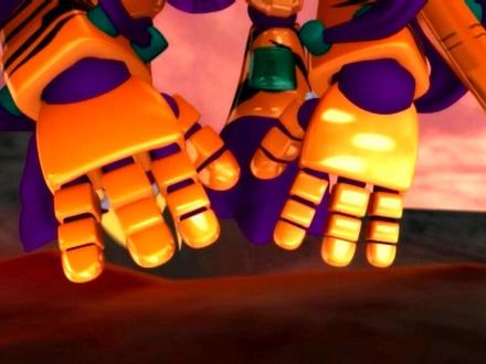 暴风星云裂VS狂雷金刚拳 #洛洛历险记 #猛虎王vs狂野猩