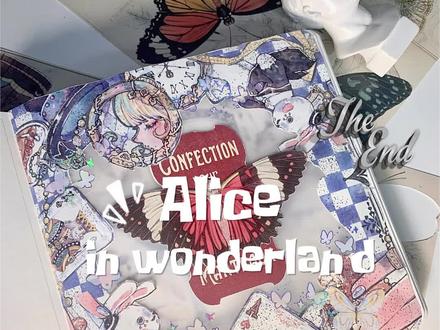 爱丽丝梦游仙境排版~用的是wt的胶带