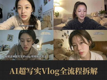 Ai超写实vlog制作流程