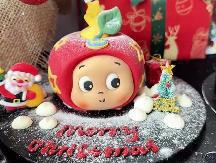就在潍坊🔥星星人圣诞蛋糕🎄也太可爱了‼️ #圣诞节 #圣诞苹果蛋糕 #圣诞蛋糕 #潍坊 #星星人蛋糕