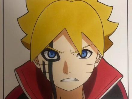 博人绘画过程#博人传 #漩涡博人 #动漫手绘