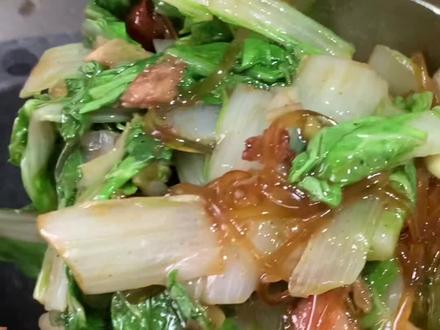 小白菜怎么做?花肉小白菜#家常菜 #招远海港渔家##上热门