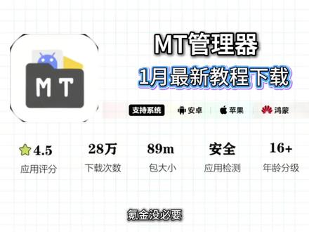 《大风大全》MT管理器下载教程来了#MT管理器 #mt管理器破解 #mt管理器教学 #mt管理器怎么下
