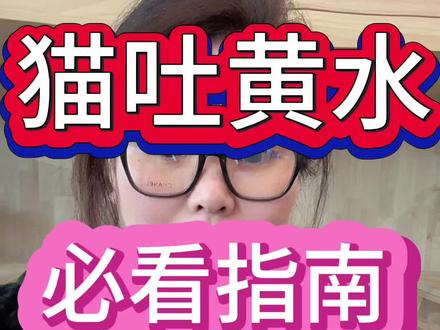 猫吐黄水,必看指南#猫咪 #干货分享 #经验分享 #科普 #科普一下