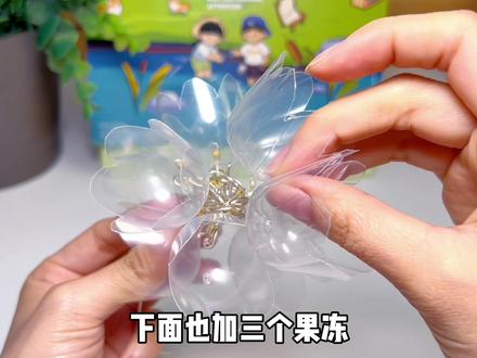 妈妈做果冻花灯VS我做纸巾花灯,果冻串串变莲花?纸巾沾水画画? #花灯制作 #手工diy #元宵节灯笼