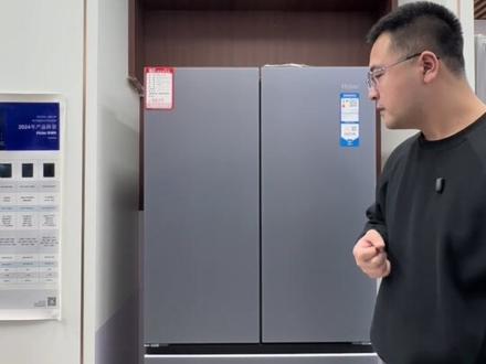 海尔天悦550冰箱,双系统双循环,全空间保鲜,EPP超净系统,零下30度深冷速冻,冷冻黑金净化#冰箱 #海尔冰箱 #冰箱推荐 #法式冰箱