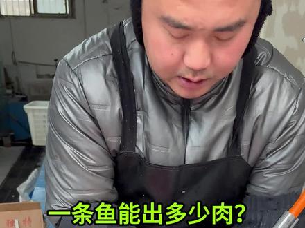 一条鱼能出多少肉?老板实测答案出人意料#美食教程 #杀鱼技术 #手艺人 #记录真实生活