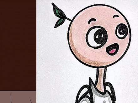 画一个孝顺的小孩子。 #简笔画