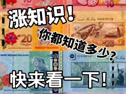 马来西亚纸币背后图案到底是什么意思?快来一起讨论吧!
#马来西亚 #持续走红计划 #旅行推荐官 #中秋国庆逛吃指南 #涨知识