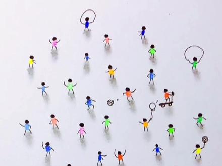 立体小人画法#让孩子远离手机 #儿童绘画 #想画就画