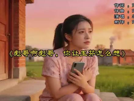 《彪哥啊彪哥,你让玉芬怎么想》 《玉芬啊玉芬,你让彪哥好伤心》的回应来了!
玉芬的心声首度公开,
是放下家乡,还是奔赴爱情?
听听她,怎么说。
#AI原创歌曲 #玉芬啊玉芬你让彪哥好伤心 #玉芬啊玉芬 #彪哥 #彪哥啊彪哥