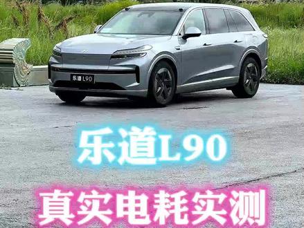 乐道L90真实电耗实测! 两驱单电机跑多少? #乐道L90