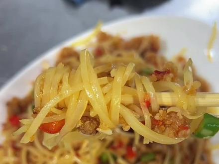 炸胡椒炒土豆丝#妈呀太香了 #美食教程