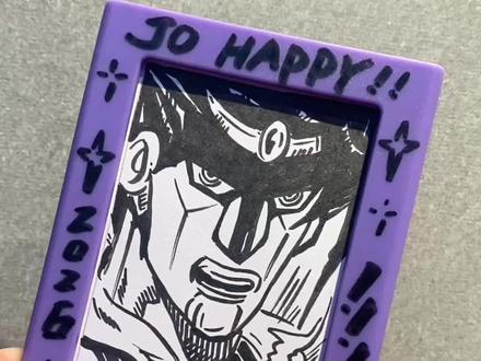 快过年了!给你画个JOJO白金之星小卡!祝你JO星高照!#热门 #jojo的奇妙冒险 #白金之星 #画画 #小卡
