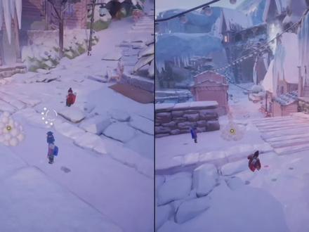 #游戏日常 #ps5 双人成形15 哈哈,还可以打雪仗