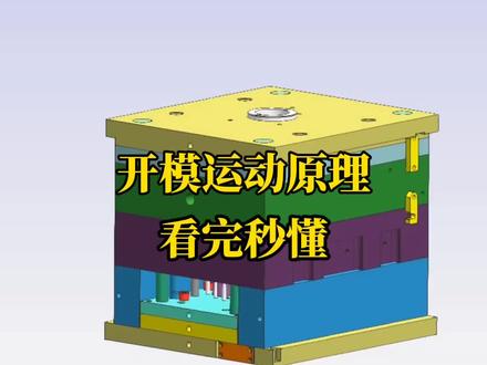 三板模运动原理,学好#模具设计 #模具制造 #ug学习