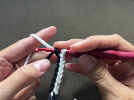 钩针双色辫子教程#爱生活爱编织 #钩针编织教程 #手工编织 #手工diy #手工钩织教程