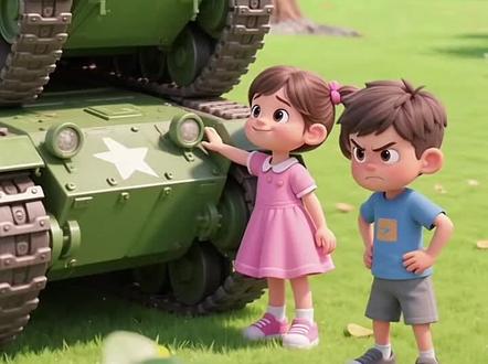 坦克该给谁开呢#儿童动画 #儿童动画片0-3岁益智 #儿童动画片 #早教 #抖音二创激励计划