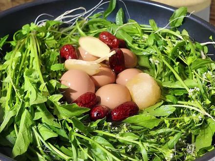 四川的荠菜没人挖呀!荠菜煮鸡蛋是三月三的民间传统美食你们知道吃了有什么好处吗?你们那里也有三月三吃荠菜花的传统吗?#荠菜煮鸡蛋 #荠菜 #民间传统美食 #三月三 #春天的味道 @抖音创作小助手