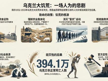 乌克兰大饥荒是种族灭绝吗? #苏联 #历史 #斯大林 #乌克兰 #认知升级