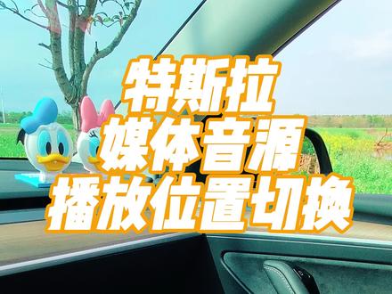 特斯拉音频播放位置切换#特斯拉 #特斯拉model3 #modely