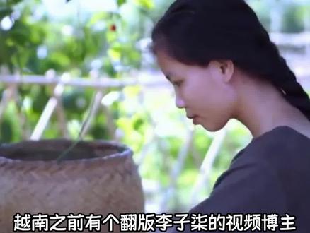姐们你是真的“敬业”啊#李子柒 #越南 #抄袭