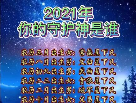 2021年你的守护神是谁,点击左下角查看