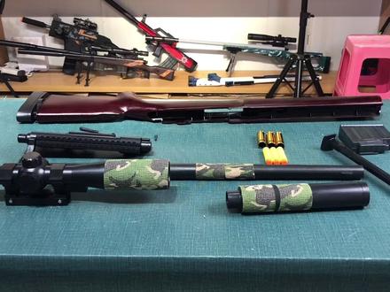 M24组装过程,抛壳丝滑#软弹枪 #空投 未成年人在家长指导下玩耍