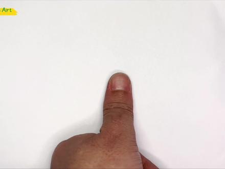 用拇指画一个小小的书包,简单有趣试试吧#画画 #零基础学画画 #简笔画