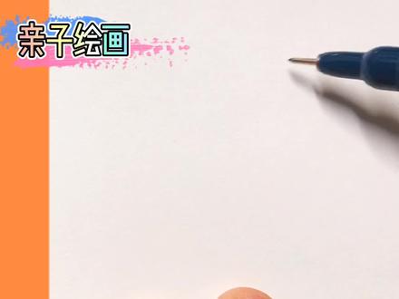 美术简笔画,女孩踢毽子