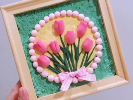 超简单的教师节粘土小画快一起学起来送给老师吧#超轻粘土 #教师节 #粘土画 #手工diy 受