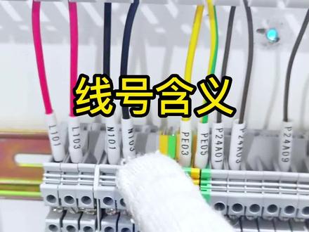 电气线路的线号怎么看#接线 #电路 #电工 #涨知识