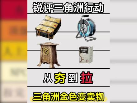 锐评三角洲金色变卖物 #锐评#从夯到拉#三角洲行动