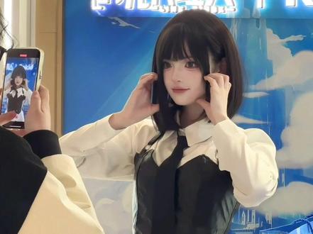 一日店长是乔苓姐!我们有救了! #时光代理人 #乔苓 #cos #Rokid时光代理人AR快闪