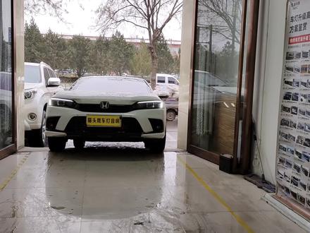 本田思域升级矩阵大灯#本田思域 #洛阳改灯#矩阵大灯