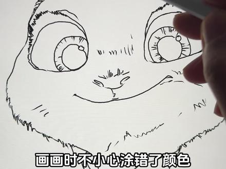 当我不小心毁了我画的朱迪!!怎么办?? #画画 #绘画 #创意美术 #板绘 #疯狂动物城