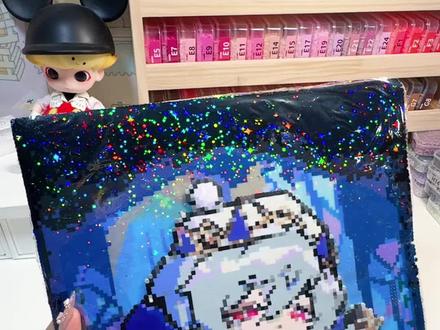 谁懂啊?我把蛋仔的蓝慈做成立体的了!做了两天终于完成了,虽然有点翻车,但还是补救回来了!👉四个追捕者拼豆小人图纸授权:@我的精神病一触即发(缓更版)#蛋仔派对 #蛋仔派对逃出惊魂夜 #主教蓝慈#拼豆#拼豆考研