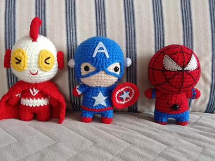 就问哪个小男生不爱#钩针编织 #࿆我的手工作品 #奥特曼钩织